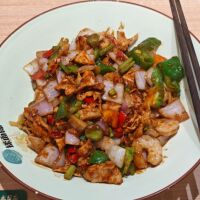 虾仁里脊拌面 from揉面郎